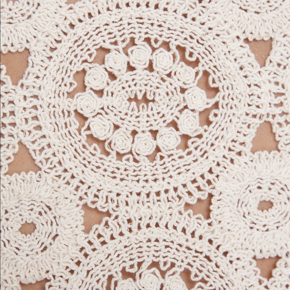 NWT. Zara Cream Textured Wave Top. Size M. - Picture 6 of 8
